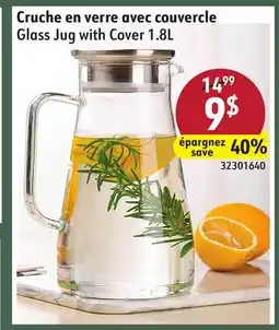 Sushi Shop Glass Jug with Cover offer