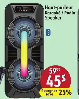 Sushi Shop Karaoké / Radio Speaker offer