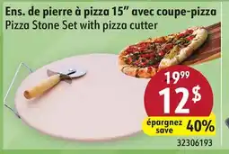Sushi Shop Pizza Stone Set with pizza cutter offer
