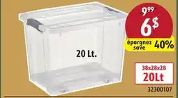 Sushi Shop Storage Bin with Lid and Latching Buckles offer