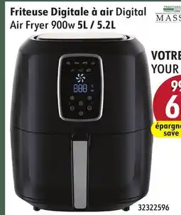 Sushi Shop Massimo Digital Air Fryer 900w offer