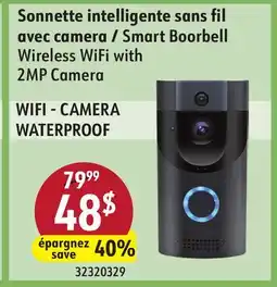 Sushi Shop Smart Boorbell Wireless WiFi with 2MP Camera offer