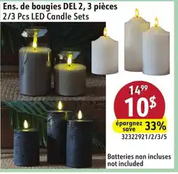 Sushi Shop 2/3 Pcs LED Candle Sets offer