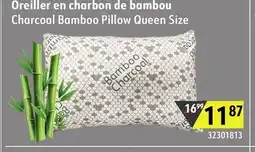 Sushi Shop Charcoal Bamboo Pillow Queen Size offer