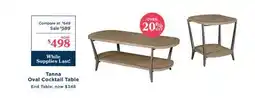 La Z Boy Tanna Oval Cocktail Table offer