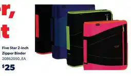 Real Canadian Superstore FIVE STAR 2-INCH ZIPPER BINDER offer