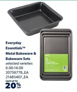 Real Canadian Superstore EVERYDAY ESSENTIALS METAL BAKEWARE & BAKEWARE SETS offer