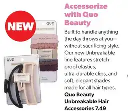 Real Canadian Superstore QUO BEAUTY UNBREAKABLE HAIR ACCESSORIES offer