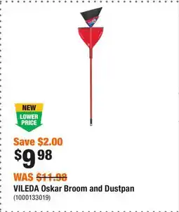 Home Depot VILEDA Oskar Broom and Dustpan offer