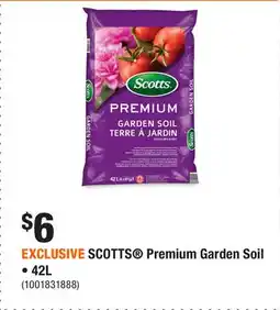 Home Depot EXCLUSIVE SCOTTS Premium Garden Soil • 42L offer