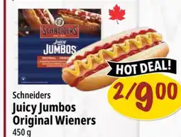 Farm Boy Schneiders Juicy Jumbos Original Wieners offer