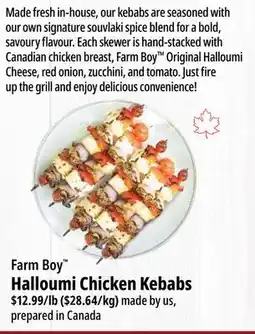 Farm Boy Farm Boy Halloumi Chicken Kebabs offer