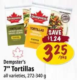 Farm Boy Dempster's 7 Tortillas offer