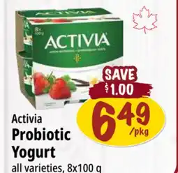 Farm Boy Activia Probiotic Yogurt offer