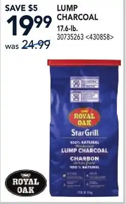 RONA LUMP CHARCOAL offer