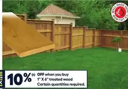 RONA 1 X 6 X 6' TREATED WOOD FENCE BOARD offer