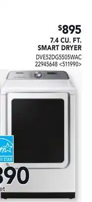 RONA SAMSUNG 7.4 CU. FT. SMART DRYER offer