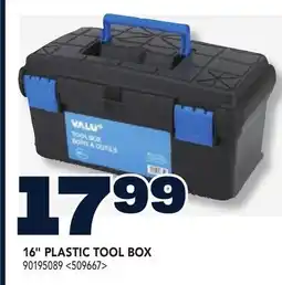 RONA 16 PLASTIC TOOL BOX offer