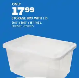 RONA 20.5 x 30.5 x 15 STORAGE BOX WITH LID offer