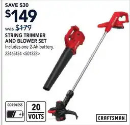 RONA CRAFTSMAN STRING TRIMMER AND BLOWER SET offer