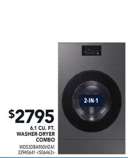 RONA 6.1 CU. FT. WASHER-DRYER COMBO offer