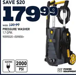 RONA PRESSURE WASHER offer
