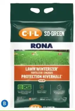 RONA CIL 5-kg. Fall lawn fertilizer offer
