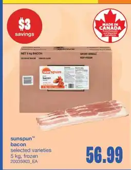 Wholesale Club BACON, 5 KG offer