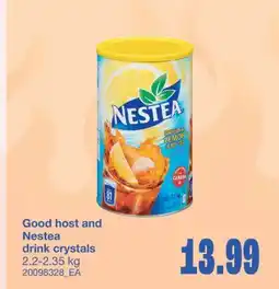 Wholesale Club GOOD HOST AND NESTEA DRINK CRYSTALS 2.2-2.35 KG offer