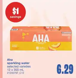 Wholesale Club SPARKLING WATER, 12 X 355 ML offer