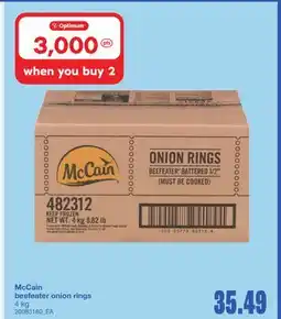 Wholesale Club BEEFEATER ONION RINGS, 4 kg offer