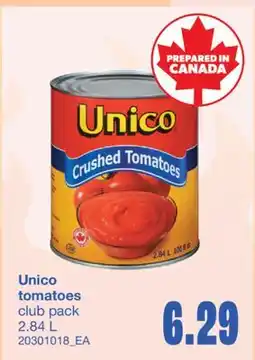 Wholesale Club TOMATOES, 2.84 L offer
