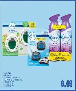 Wholesale Club FEBREZE AIR CARE, 2 x 250 g or 4/15 mL offer