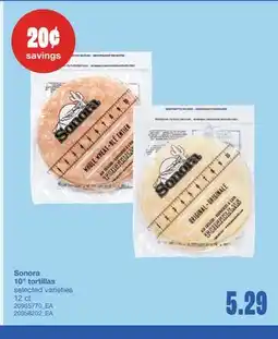 Wholesale Club 10 TORTILLAS, 12 CT offer