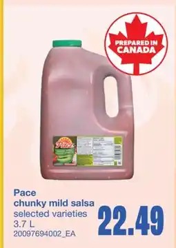 Wholesale Club CHUNKY MILD SALSA, 3.7 L offer