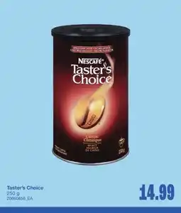 Wholesale Club TASTER'S CHOICE, 250 G offer
