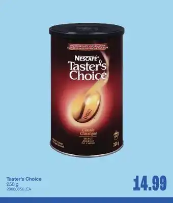 Wholesale Club TASTER'S CHOICE, 250 G offer