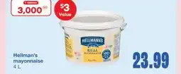 Wholesale Club MAYONNAISE, 4 L offer