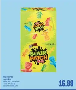 Wholesale Club MAYNARDS CANDIES, 18 X 44-64 G offer