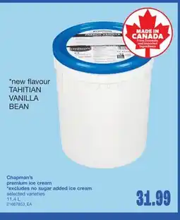 Wholesale Club PREMIUM ICE CREAM, 11.4 L offer
