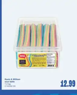 Wholesale Club SOUR BELTS, 1.4 KG offer