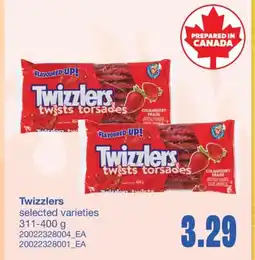 Wholesale Club TWIZZLERS, 311-400 G offer