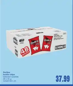 Wholesale Club DORITOS TORTILLA CHIPS, 48 x 45 g offer