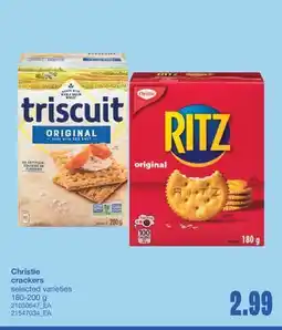 Wholesale Club CHRISTIE CRACKERS, 180-200g offer