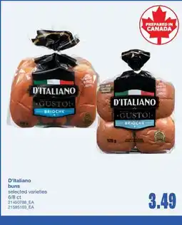 Wholesale Club BUNS, 6/8 CT offer