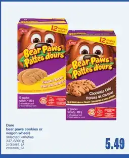 Wholesale Club BEAR PAWS COOKIES OR WAGON WHEELS, 337-6300 G offer