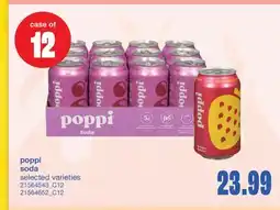 Wholesale Club POPPI SODA, case of 12 offer