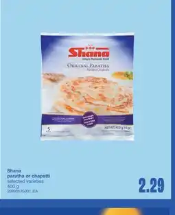 Wholesale Club PARATHA OR CHAPATTI, 400 G offer