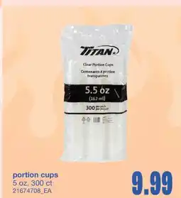 Wholesale Club PORTION CUPS, 5 oz, 300 ct offer