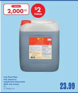 Wholesale Club SOY SAUCE OR MUSHROOM FLAVOURED DARK SOY SAUCE, 8 L offer